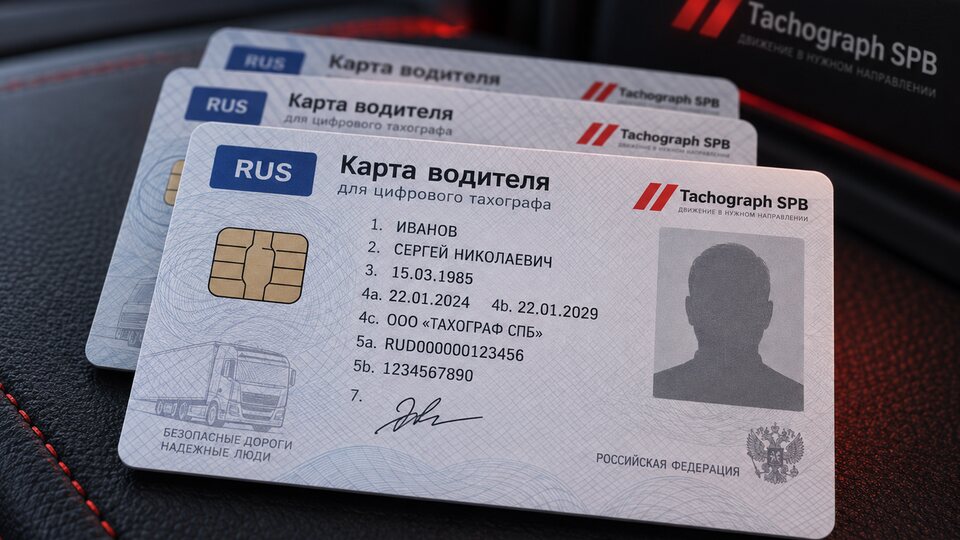 Карты водителя для тахографа